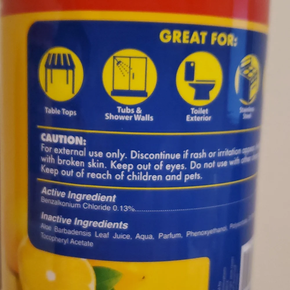 320 Wipe Out antibacterial wipes 80x4 lemon scent - Picture 3 of 5